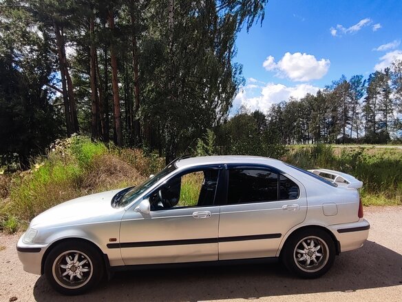 2000 Honda Civic VI Рестайлинг, серебристый, 420000 рублей - вид 4