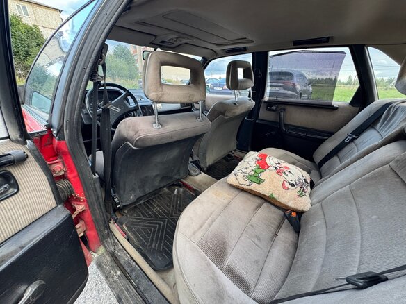1986 Audi 100 III (C3), красный, 100000 рублей - вид 5