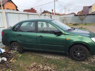 2015 Lada (ВАЗ) Granta I, зелёный, 420000 рублей, вид 2