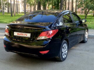 2014 Hyundai Solaris I, чёрный, 860000 рублей, вид 4