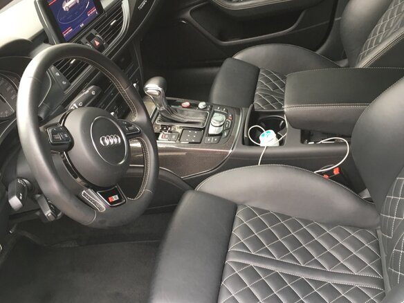 2012 Audi S6 IV (C7), белый - вид 3