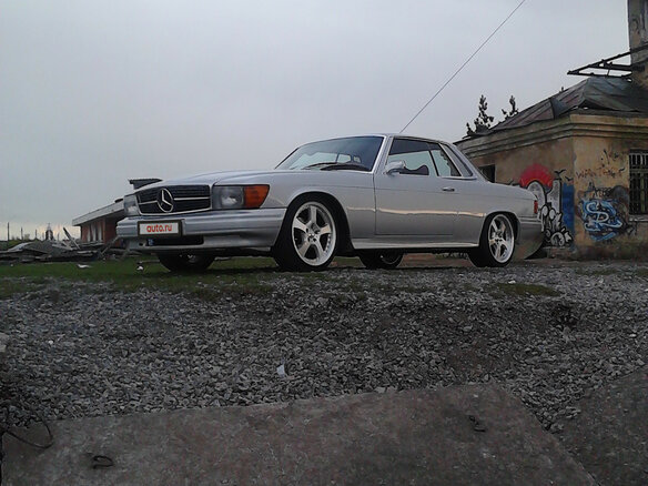 1974 Mercedes-Benz SL-Класс, серебристый - вид 3
