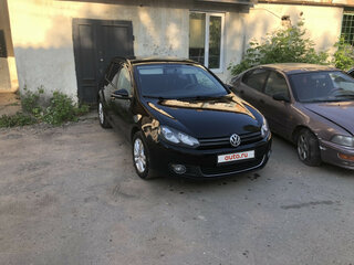 2012 Volkswagen Golf VI, чёрный, 1108000 рублей, вид 3