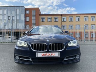 2013 BMW 5 серии 520i VI (F10/F11/F07) Рестайлинг, синий, 2470000 рублей, вид 2
