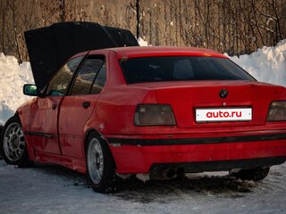 1991 BMW 3 серии 318i III (E36), красный, 500000 рублей, вид 5