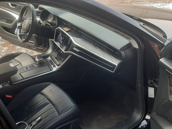 2019 Audi A6 40 TDI V (C8), чёрный, 3700000 рублей - вид 9