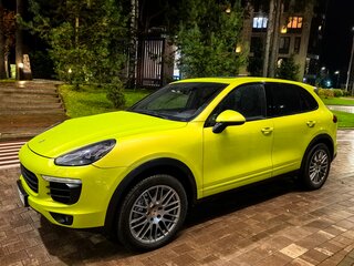 2015 Porsche Cayenne S Diesel II Рестайлинг (958), зелёный, 3950000 рублей, вид 4