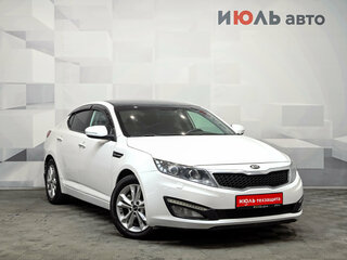 2013 Kia Optima III Рестайлинг, белый, 1350000 рублей, вид 3