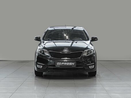 2015 Kia Rio III Рестайлинг, чёрный, 1250000 рублей, вид 3