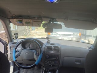 2008 Hyundai Accent ТагАЗ II, синий, 399999 рублей, вид 5