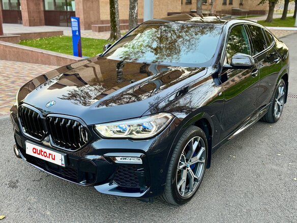 2020 BMW X6 40d III (G06), чёрный, 9490000 рублей - вид 1