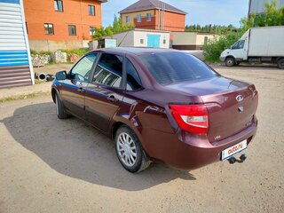 2013 Lada (ВАЗ) Granta I, пурпурный, 700000 рублей, вид 4