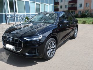 2018 Audi Q8 55 TFSI I (4M), чёрный, 6676349 рублей, вид 1