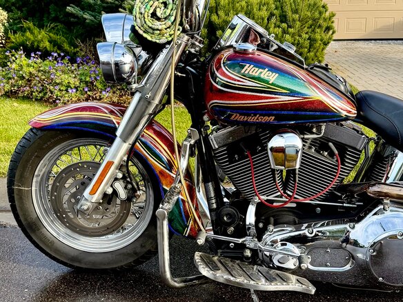 2004 Harley-Davidson Heritage, красный, 2000000 рублей - вид 2
