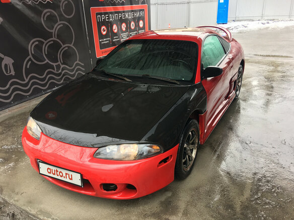 1998 Mitsubishi Eclipse II, красный