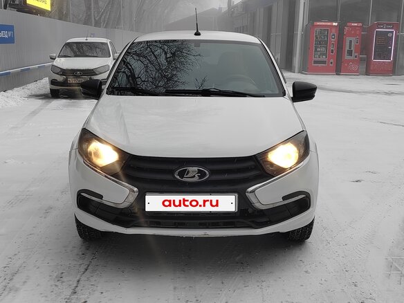 2019 Lada (ВАЗ) Granta I Рестайлинг, белый, 450000 рублей