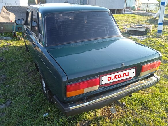 2007 Lada (ВАЗ) 2107, зелёный, 130000 рублей - вид 2