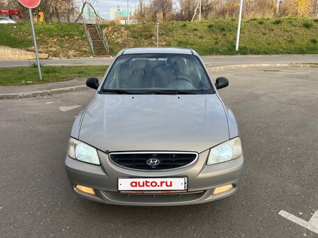 2008 Hyundai Accent ТагАЗ II, бежевый, 280000 рублей, вид 3