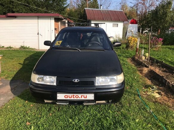 2007 Lada (ВАЗ) 2111, чёрный - вид 2