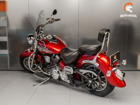 2010 Yamaha XV 1700 Road Star, красный, 629959 рублей, вид 5