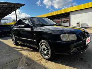 2006 Hyundai Accent ТагАЗ II, чёрный, 460000 рублей, вид 3