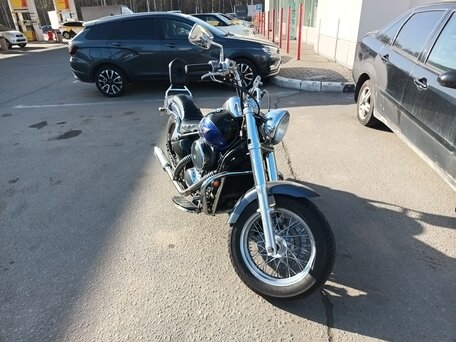 1999 Kawasaki VN400 Vulcan, синий, 270000 рублей, вид 3