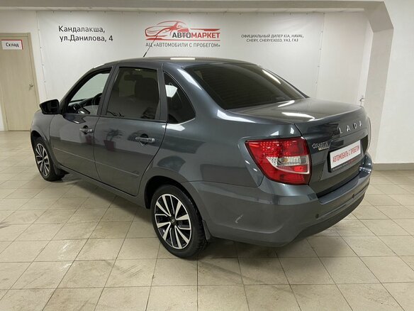 2024 Lada (ВАЗ) Granta I Рестайлинг, серый - вид 6