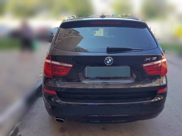 2015 BMW X3 20i xDrive II (F25) Рестайлинг, чёрный - вид 2