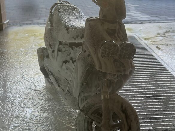 2005 Yamaha BWs, пурпурный, 90000 рублей - вид 4