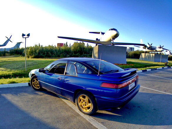 1993 Subaru SVX, голубой, 850000 рублей - вид 11