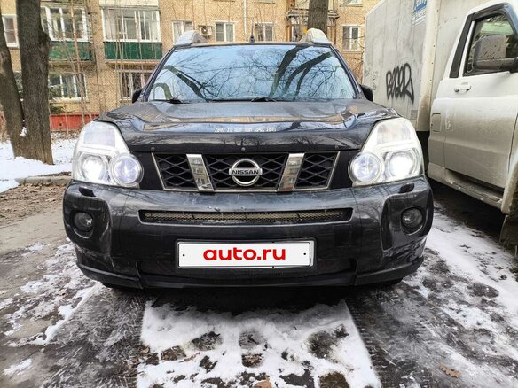 2010 Nissan X-Trail II, чёрный, 1100000 рублей