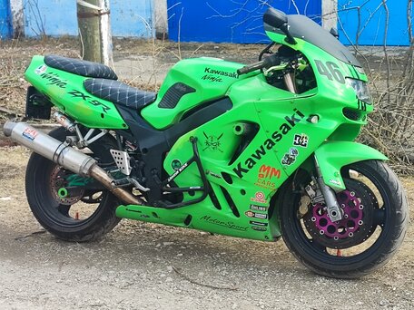 1995 Kawasaki ZX-9R Ninja, зелёный, 350000 рублей, вид 3
