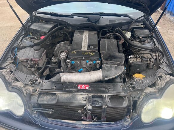 2003 Mercedes-Benz C-Класс 230 II (W203), синий, 520000 рублей - вид 10