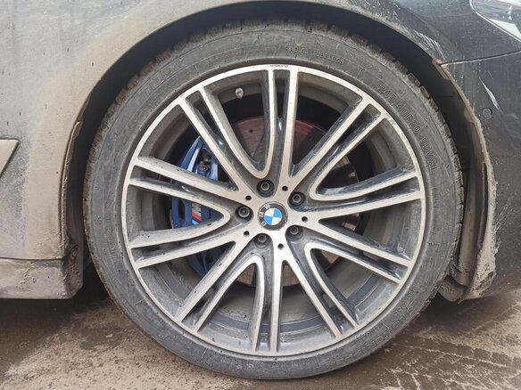 2017 BMW 5 серии M550i xDrive VII (G30/G31/G38), серый - вид 12