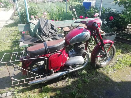1961 Jawa 350/360, пурпурный, 59086 рублей, вид 1