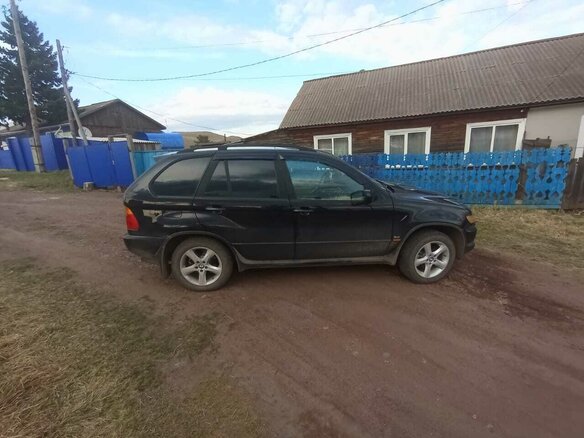 2003 BMW X5 3.0i I (E53), чёрный, 850000 рублей - вид 1