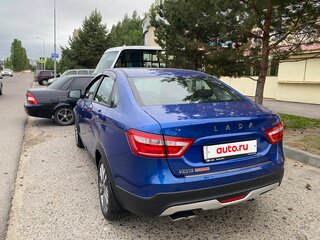 2021 Lada (ВАЗ) Vesta I, синий, 1270000 рублей, вид 4
