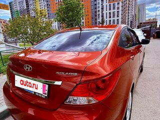 2011 Hyundai Solaris I, красный, 820000 рублей, вид 4