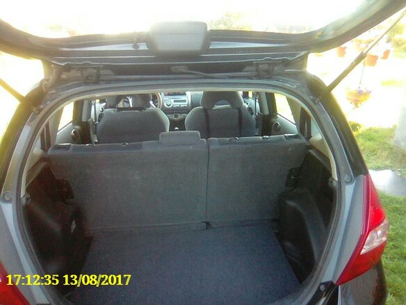 2007 Honda Jazz I Рестайлинг, чёрный - вид 3