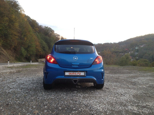 2008 Opel Corsa OPC D, голубой - вид 3