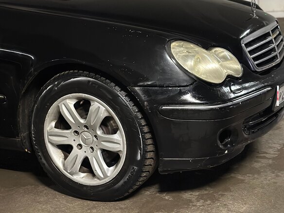 2005 Mercedes-Benz C-Класс 230 II (W203) Рестайлинг, чёрный, 270000 рублей - вид 14