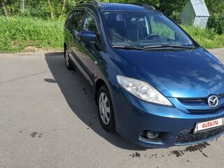 2007 Mazda 5 I (CR) Рестайлинг, синий, 740000 рублей, вид 4