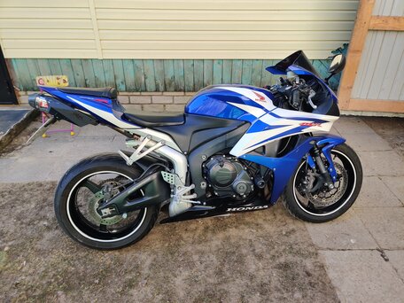 2007 Honda CBR 600RR, синий, 620000 рублей, вид 1