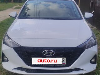 2021 Hyundai Solaris II Рестайлинг, белый, 1900000 рублей, вид 1