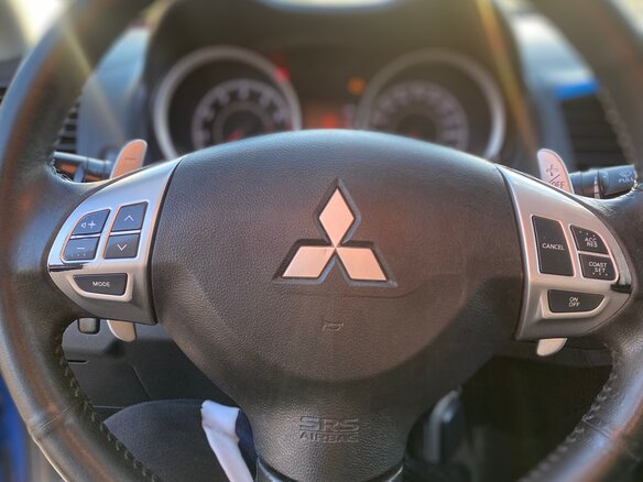 2012 Mitsubishi Lancer X Рестайлинг, синий, 850000 рублей - вид 15