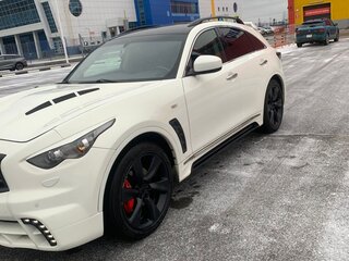 2012 Infiniti FX37 II (S51) Рестайлинг, белый, 2900000 рублей, вид 2