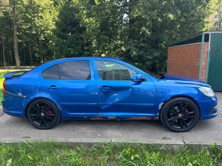 2012 Skoda Octavia RS II Рестайлинг, синий, 1130000 рублей, вид 3