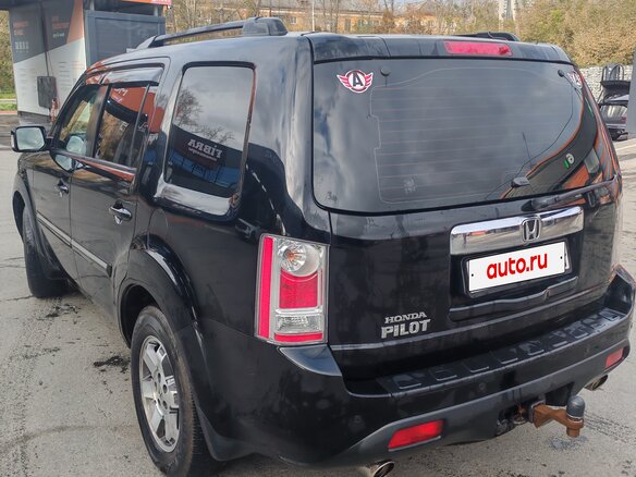 2011 Honda Pilot II Рестайлинг, чёрный, 2500000 рублей - вид 3