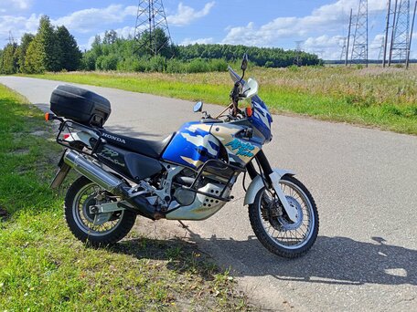 1998 Honda XRV 750 Africa Twin, синий, 500000 рублей, вид 3