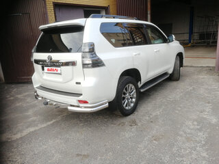 2017 Toyota Land Cruiser Prado 150 Series Рестайлинг 1, белый, 4550000 рублей, вид 3